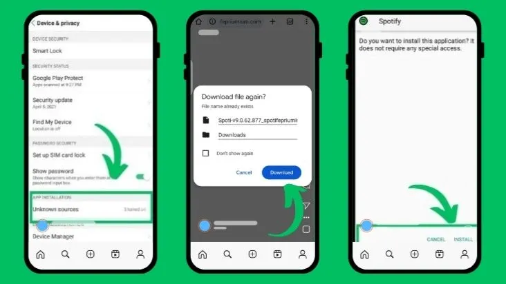 How to To Download  Spotify Premium APK
